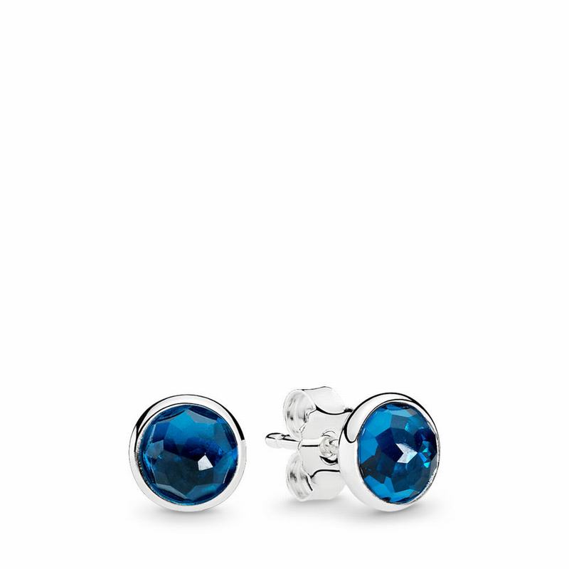 Pandora Australia December Droplets Stud Earrings - Sterling Silver | AUDRFC093